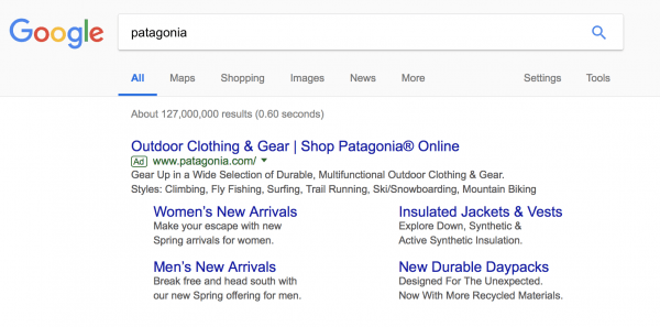 Adwords example